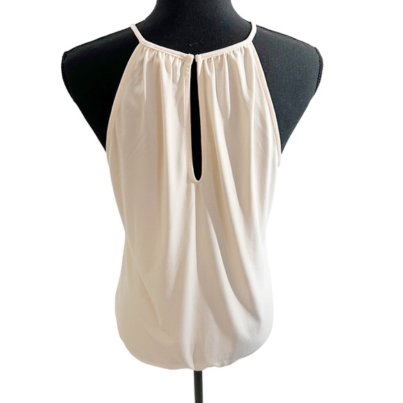 Express Factory Small Pink Halter Embellished Neckline Strapless Top - Picture 4 of 11